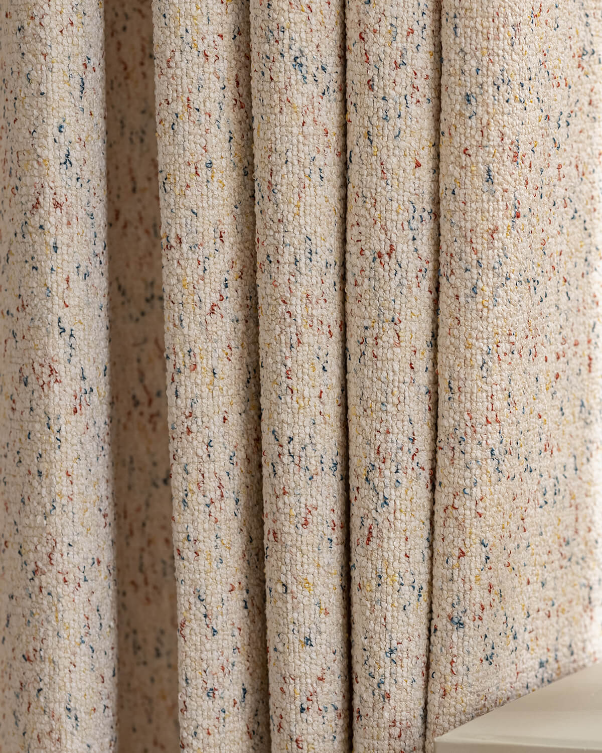 Juno Jacquard Artistic Speckle Pattern Pinch Pleated Curtains