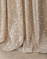 Mila Leaf Pattern Pinch Pleated Drape