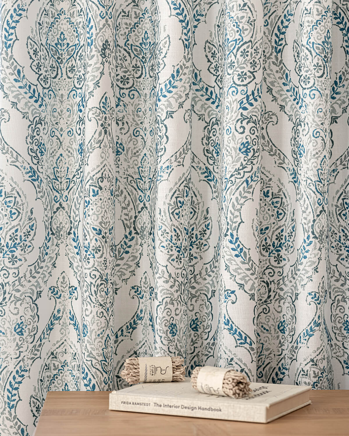 Tende Stampate Vintage in Lino Aveline