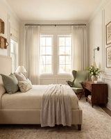 Arden Linen Blend Textured Weave Sheer Curtains