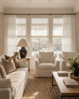 Juniper Linen Blend Coarse Slub Sheer Curtains