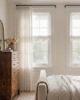 Patti Cotton Blend Fine Slub Sheer Curtains