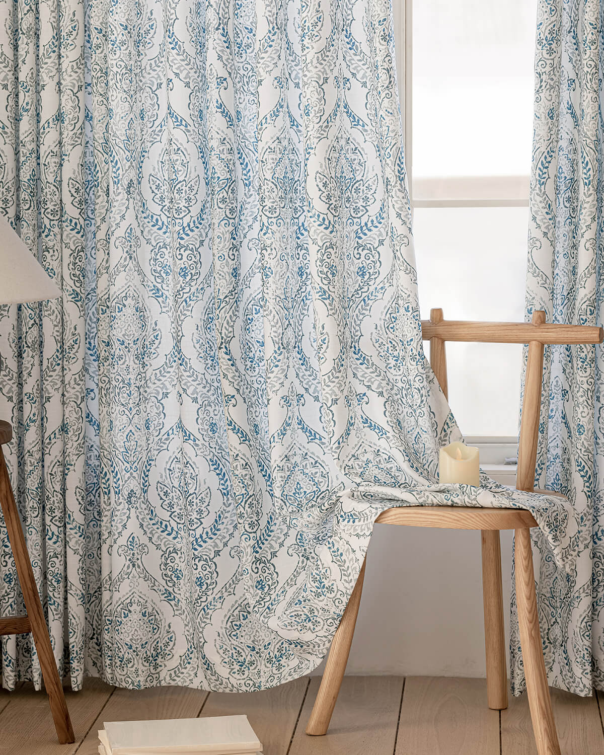 Tende Stampate Vintage in Lino Aveline