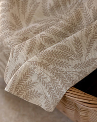 Mila Leaf Pattern Pinch Pleated Drape