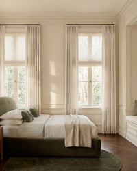Arden Linen Blend Textured Weave Sheer Curtains