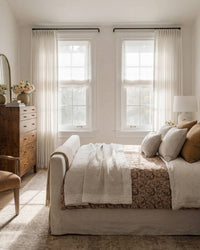 Patti Cotton Blend Fine Slub Sheer Curtains