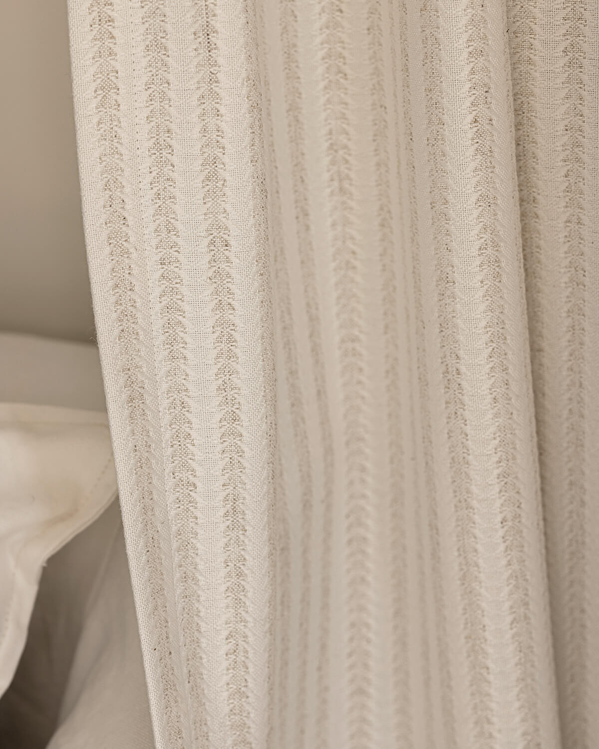 Willow Linen Pinstripe Curtains