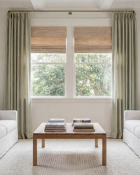 Zaria Stripe Linen Blend Light Blocking Curtains