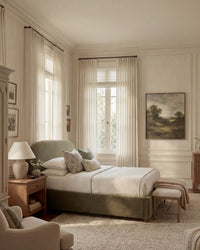 Arden Linen Blend Textured Weave Sheer Curtains