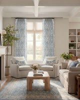 Tende Stampate Vintage in Lino Aveline