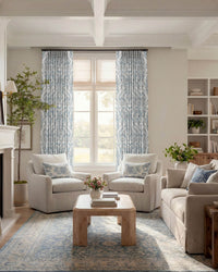 Tende Stampate Vintage in Lino Aveline