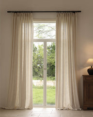 Hazel Linen Textured Curtains