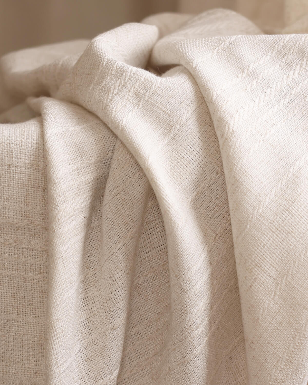Hazel Linen Textured Curtains
