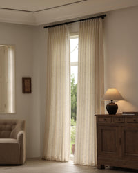 Hazel Linen Textured Curtains