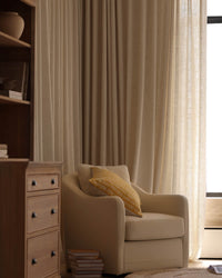 Hazel Linen Textured Curtains