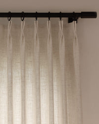 Hazel Linen Textured Curtains