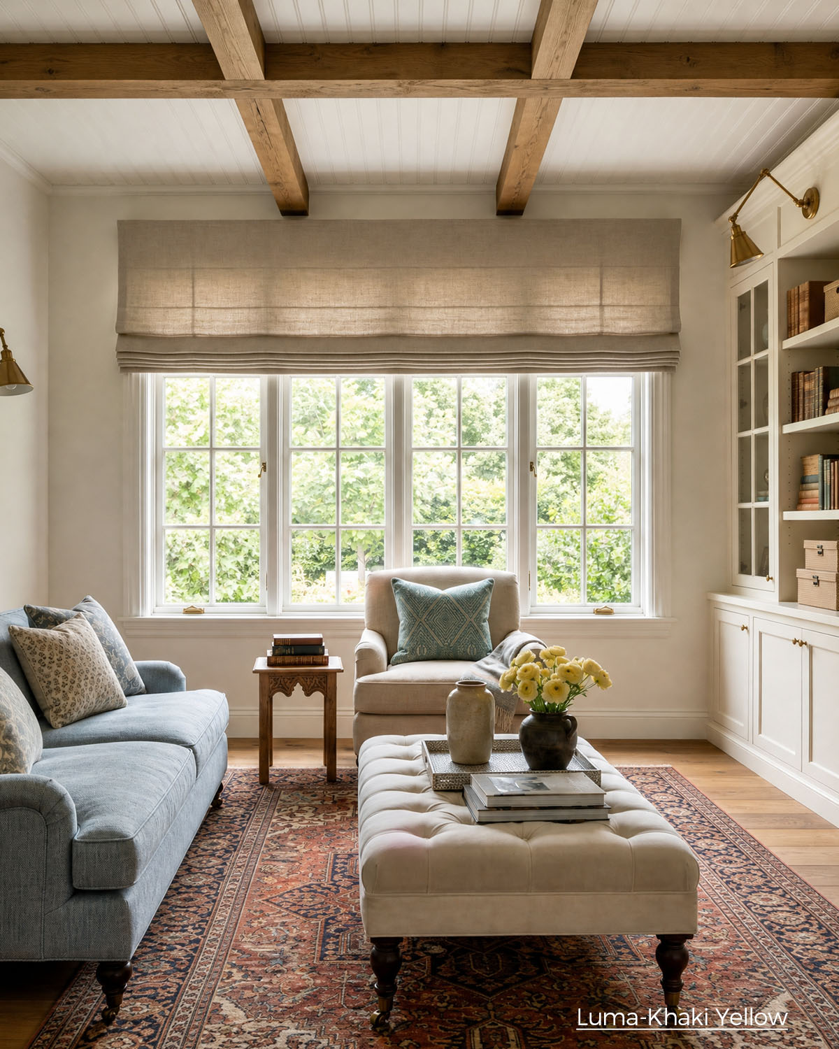 Luma Custom Motorized Roman Shades