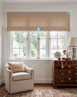 Zaria Custom Motorized Roman Shades