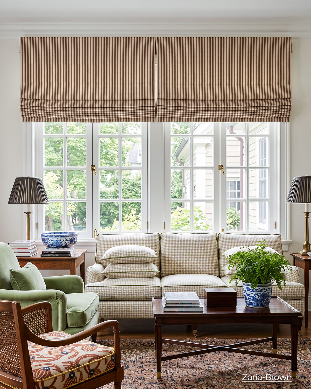 Zaria Custom Motorized Roman Shades