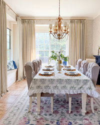 Colette Thermal Stripe Linen Curtains