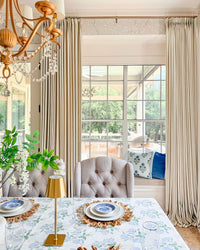 Colette Thermal Stripe Linen Curtains
