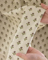Aurelia Ditsy Floral Curtains – Pinch Pleat Design for Thermal Insulation & Blackout, in Bedrooms & Living Room