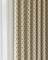Aurelia Ditsy Floral Curtains – Pinch Pleat Design for Thermal Insulation & Blackout, in Bedrooms & Living Room