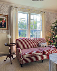 Premium Herringbone Linen Curtains – Pinch Pleated, Light-Filtering Drapes for Living Room & Bedroom（Luma）