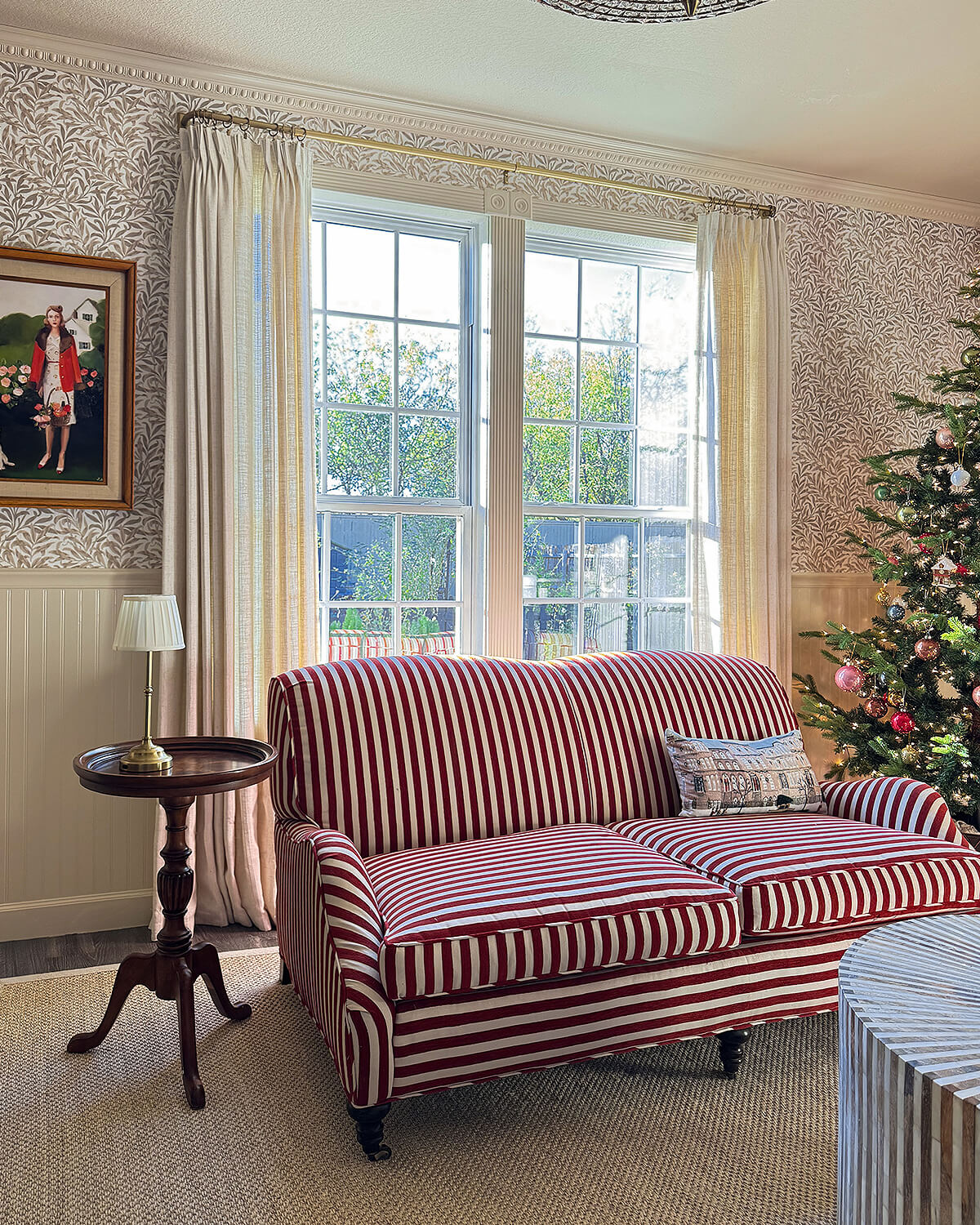 Premium Herringbone Linen Curtains – Pinch Pleated, Light-Filtering Drapes for Living Room & Bedroom（Luma）