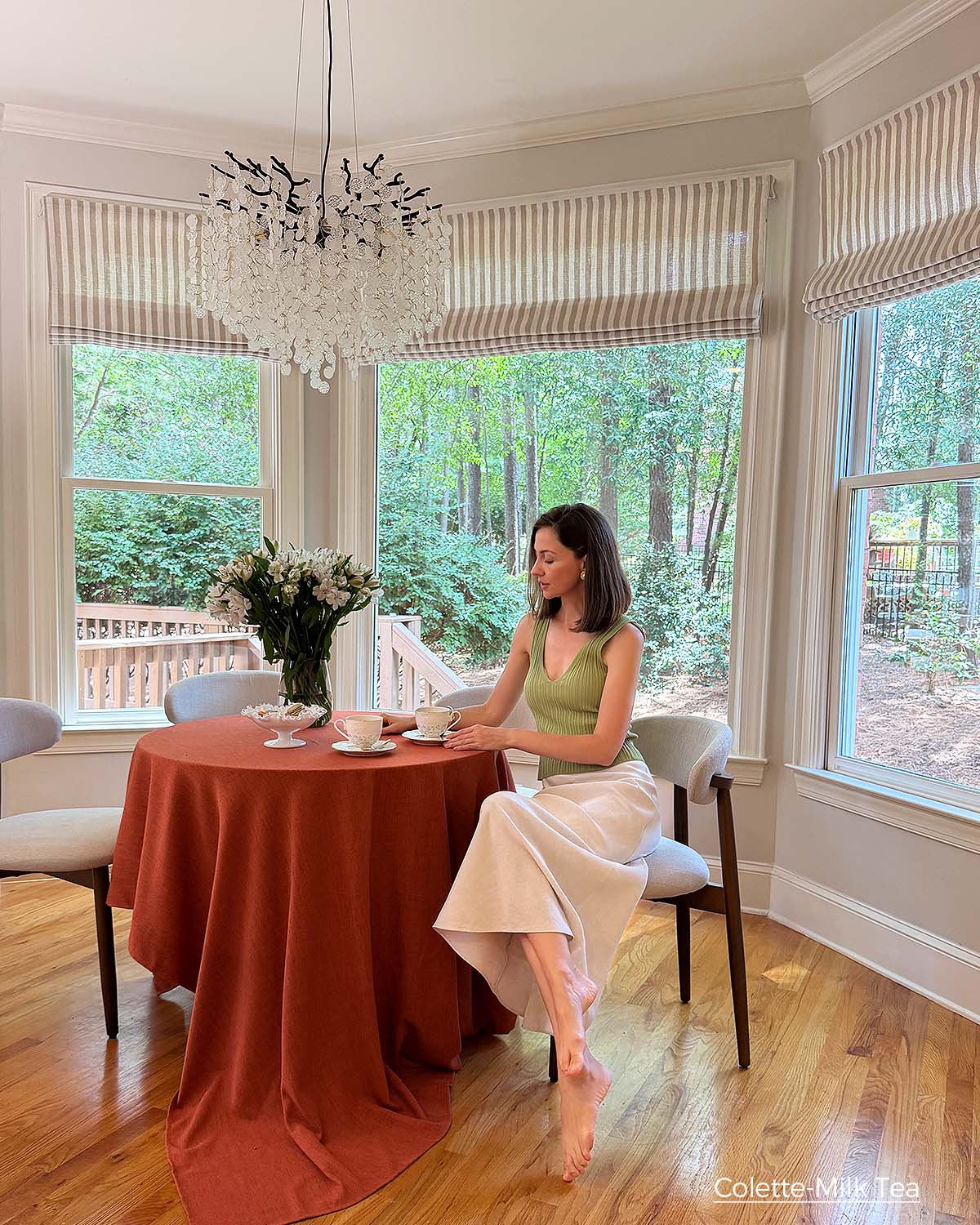 Colette Custom Roman Shades