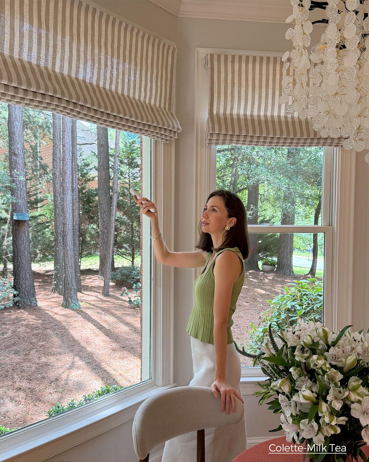 Colette Custom Roman Shades