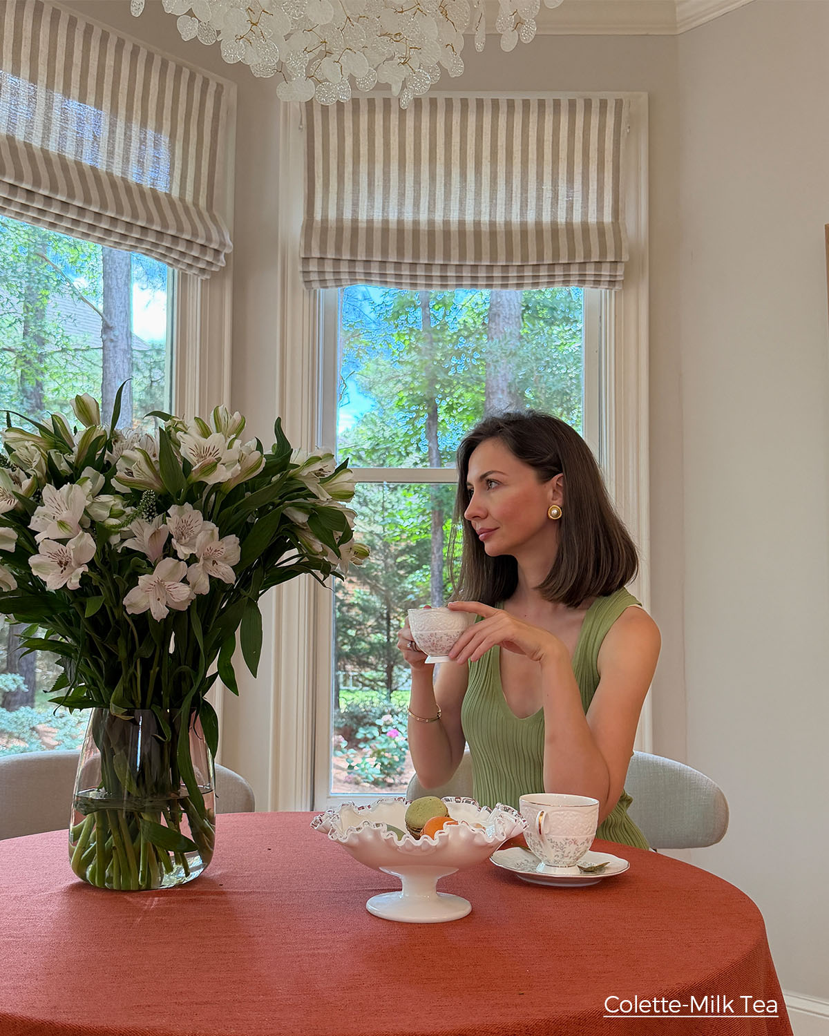 Colette Custom Roman Shades