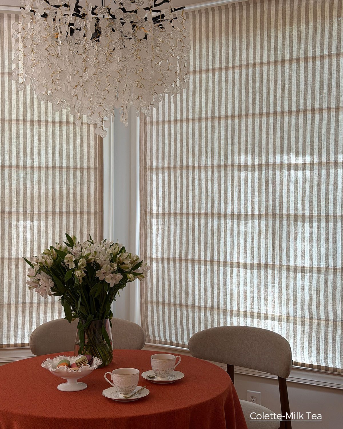 Colette Custom Roman Shades