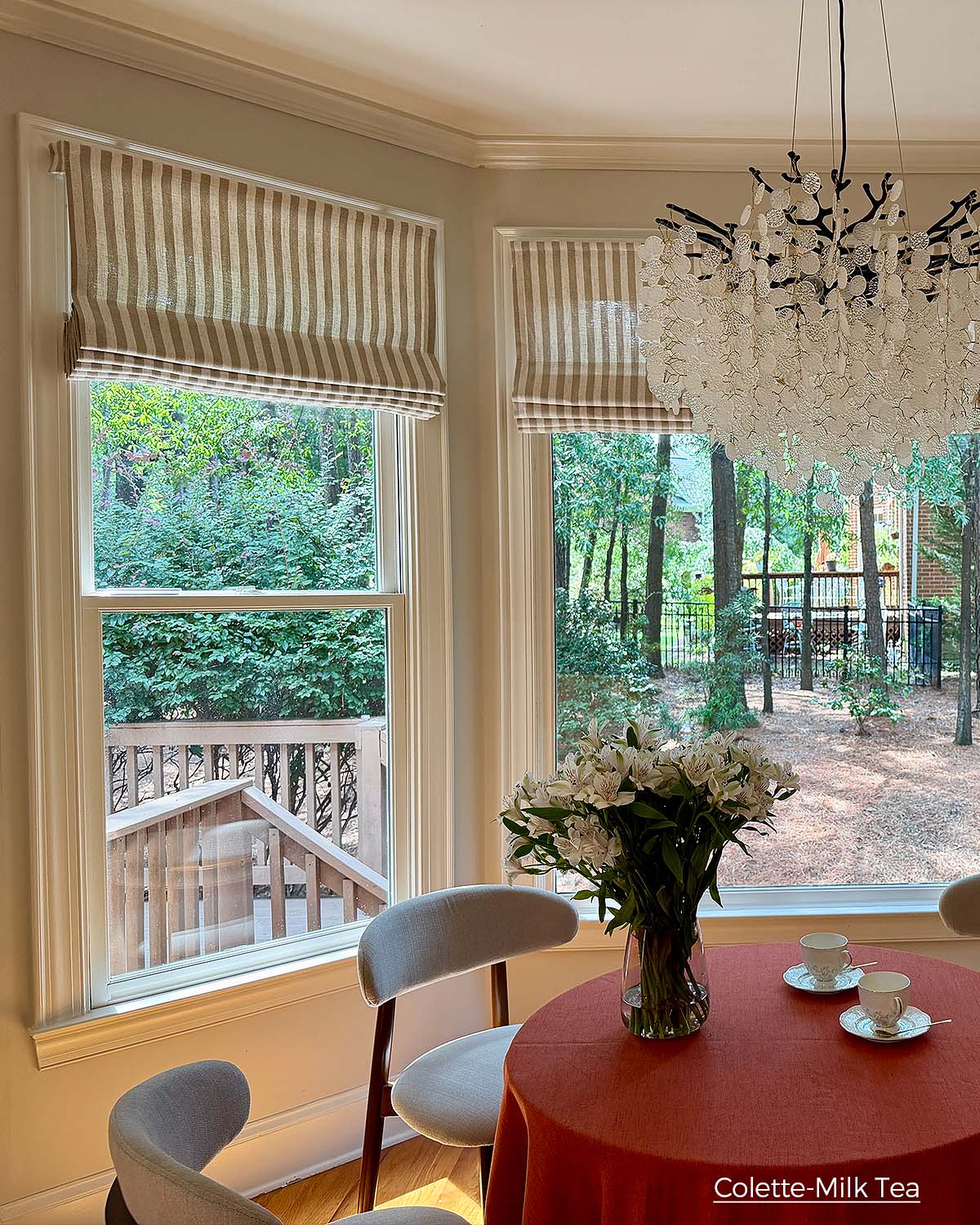 Colette Custom Roman Shades