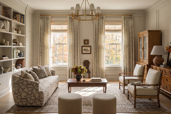 Symmetrical Elegance & Beautifully Layered Windows