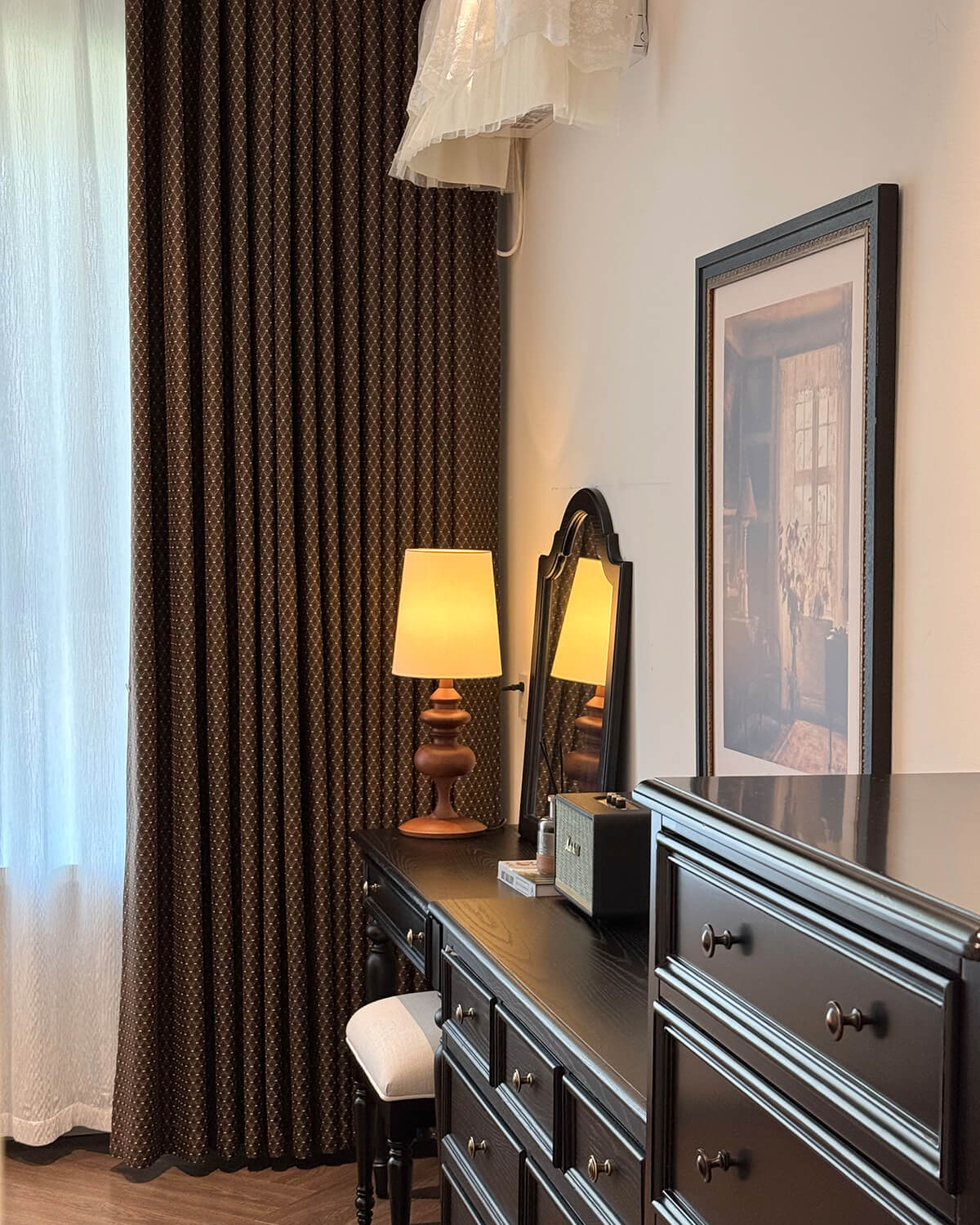 Delphine Jacquard Blackout Pinch Pleated Curtains