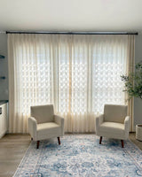 Hazel Linen Textured Curtains