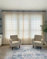 Hazel Linen Textured Curtains