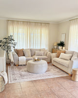Textured Linen Blend Curtains – Pinch Pleated, Semi Sheer & Elegant Drapes for Living Room & Dining Room (Liz)