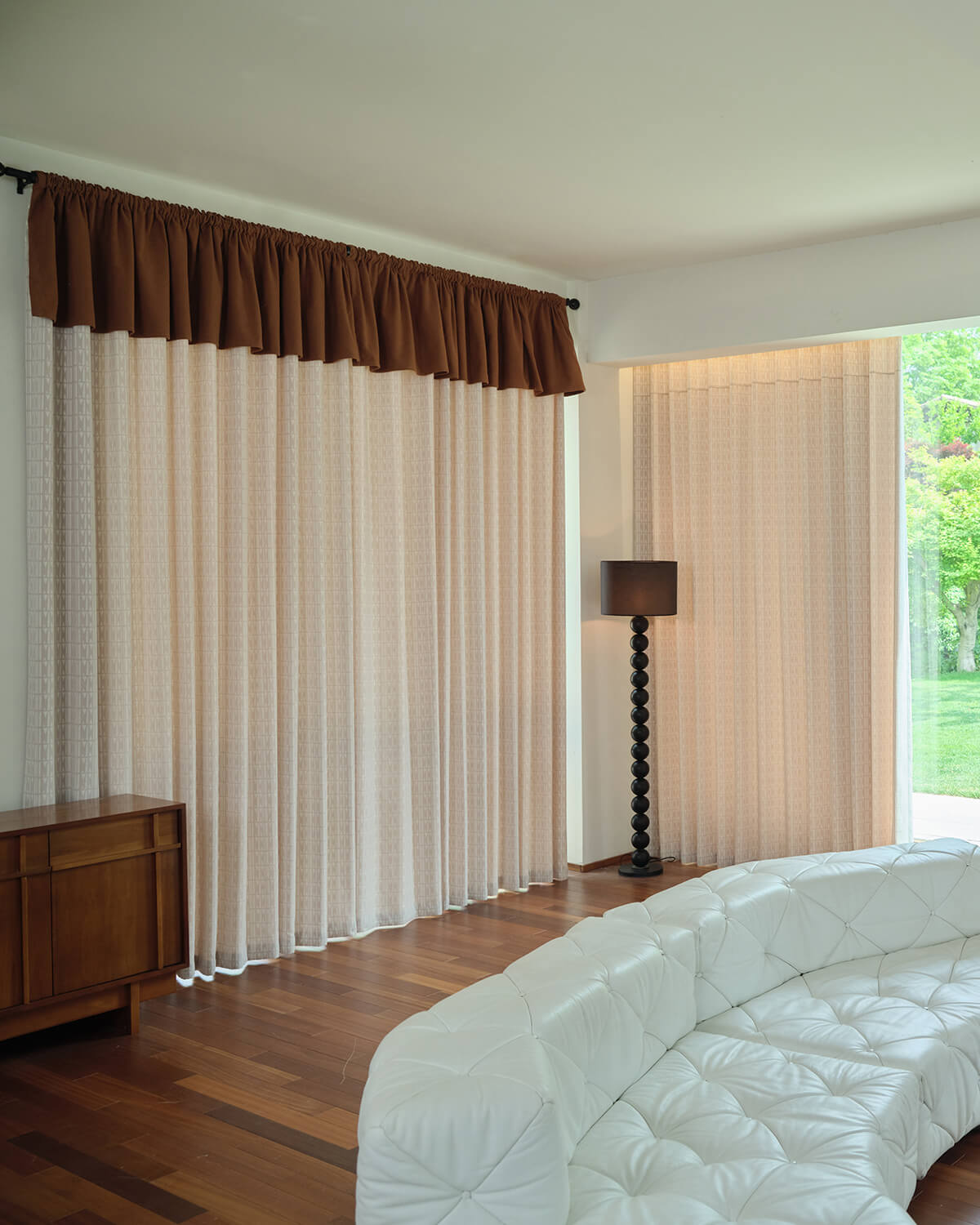Celia Jacquard Roman Pattern Pinch Pleated Curtains