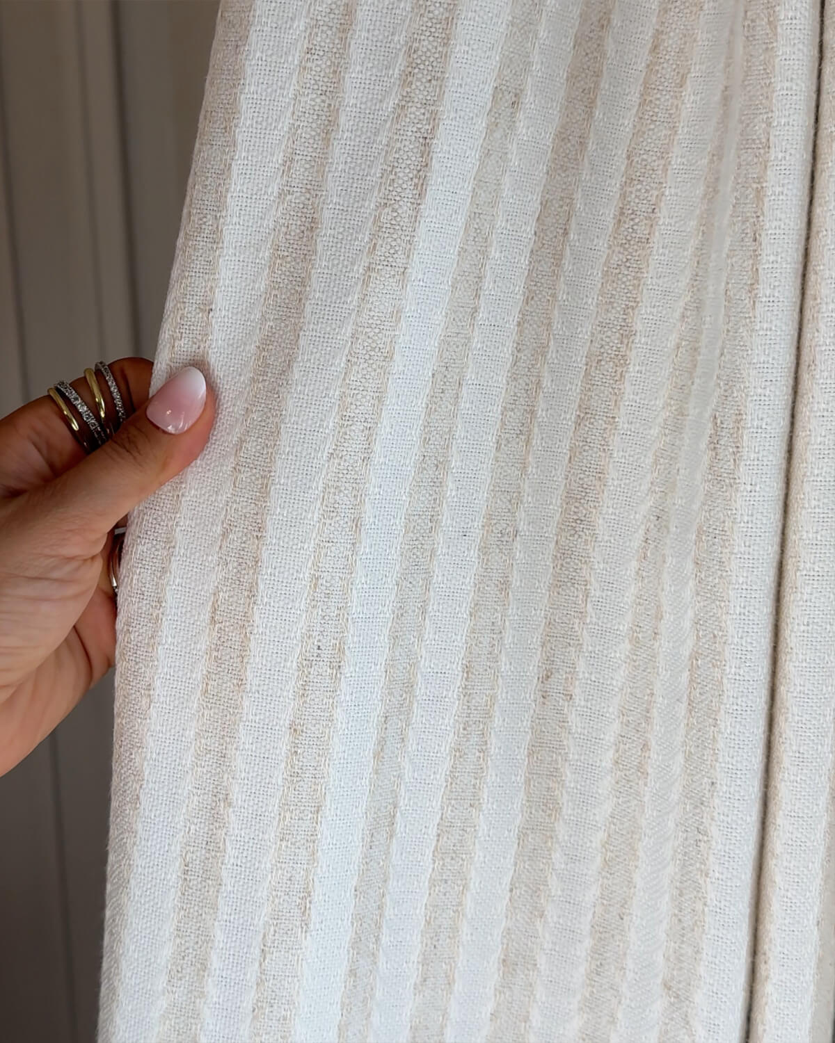 Willow Linen Pinstripe Curtains