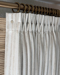 Willow Linen Pinstripe Curtains