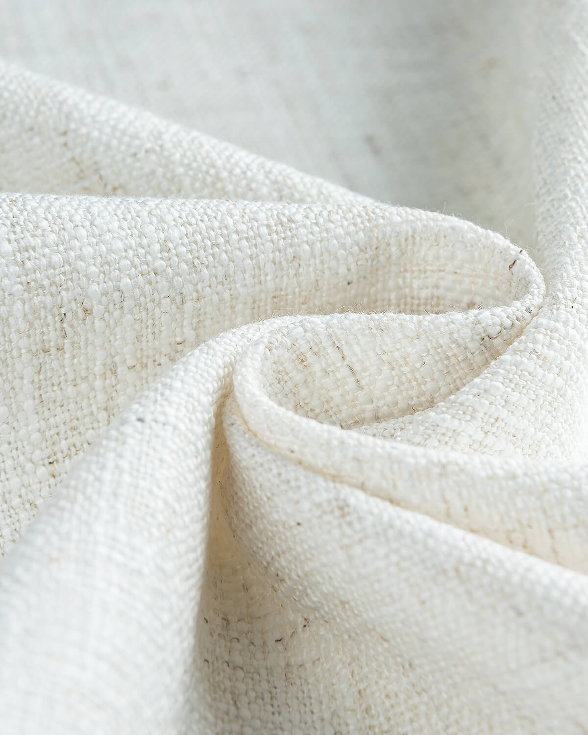 Neutral Linen Blend Curtains – Pinch Pleated, Light Filtering & Elegant Drapes for Living Room & Dining Room (Lucy)