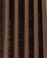 Warm Brown Linen Curtains – Pinch Pleated, Blackout & Elegant Drapes for Living Room & Dining Room (Zen)