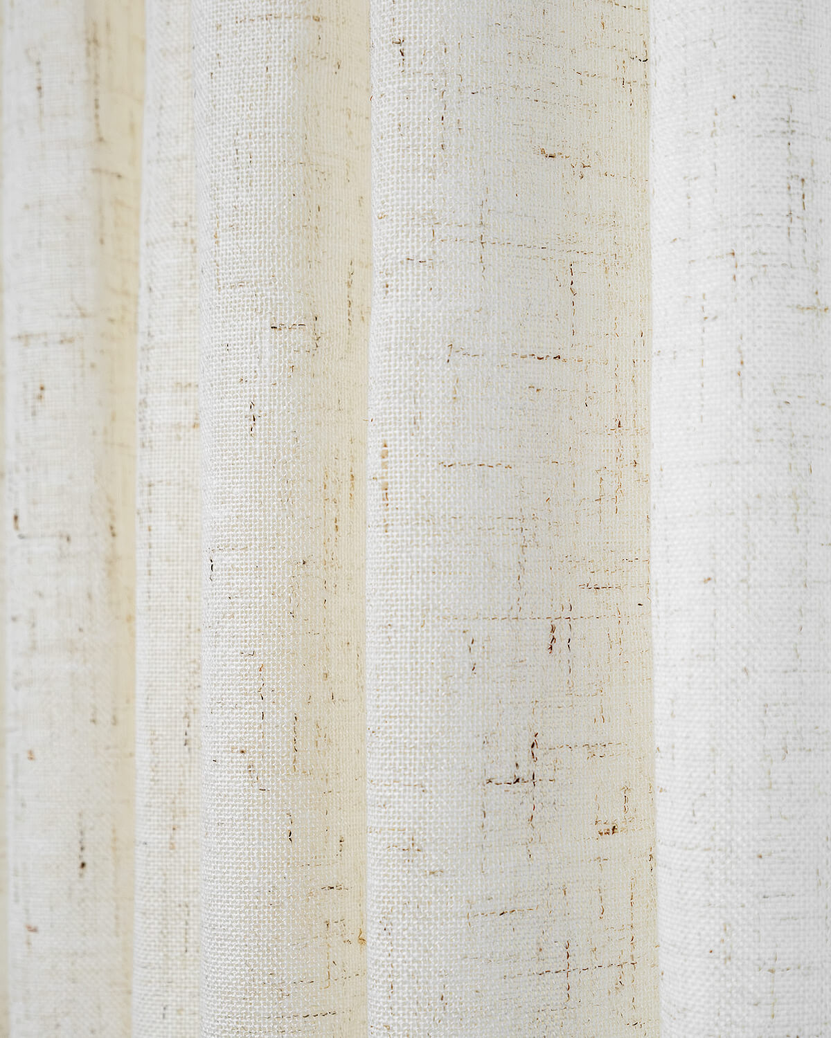 Arden Linen Blend Textured Weave Sheer Curtains