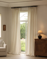 Zenlinen™ Custom Curtains Pleated