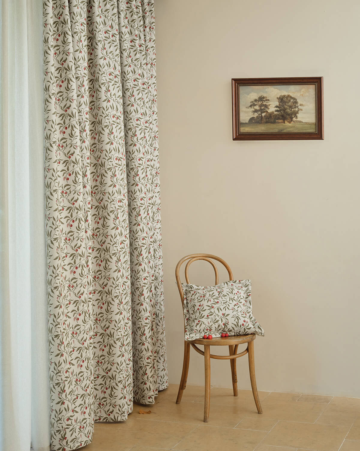 Maribel Jacquard Hawthorn Pinch Pleated Curtains