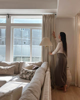 Motti Texture Pinch Pleated Curtains