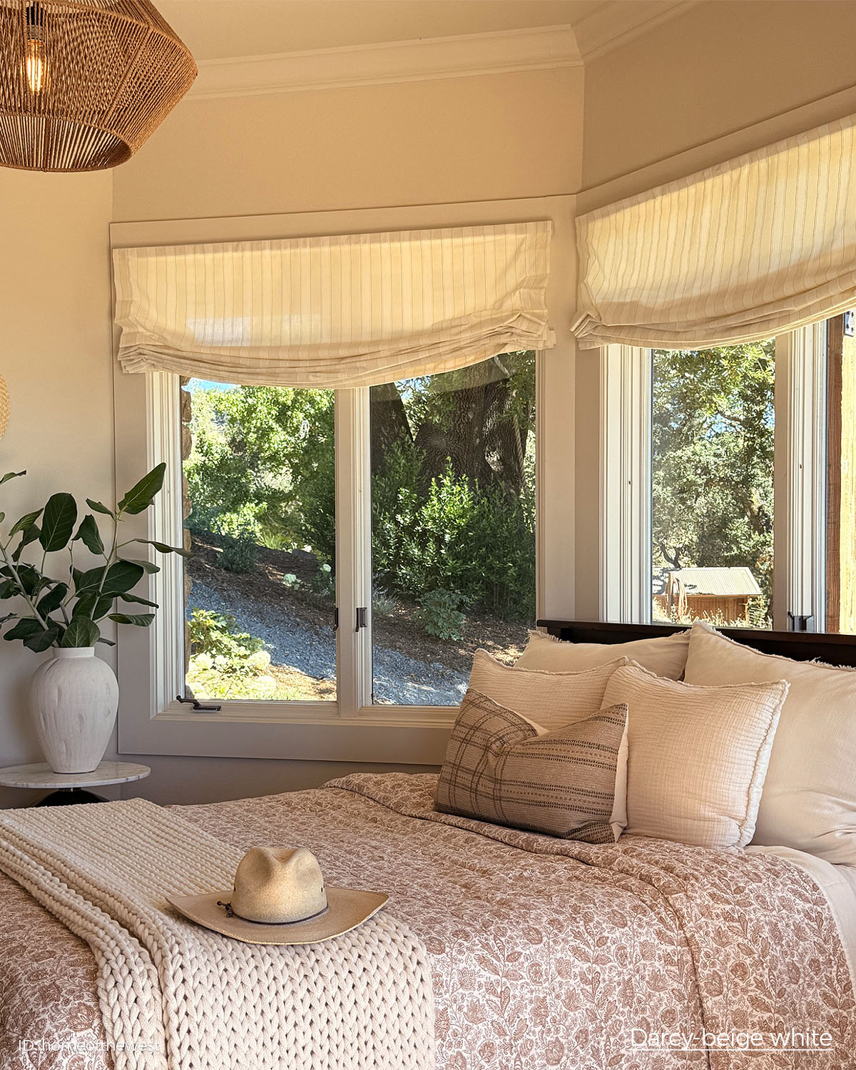 Darcy Custom Roman Shades