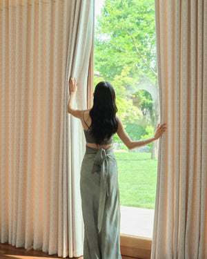 Celia Jacquard Velvet Thermal Drapes